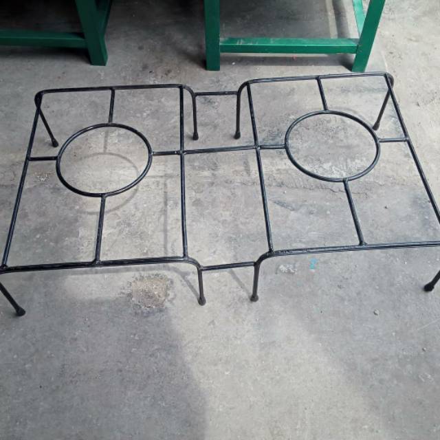 Kaki kuda/tangkringan oven kompor gas 2tungku via ojol