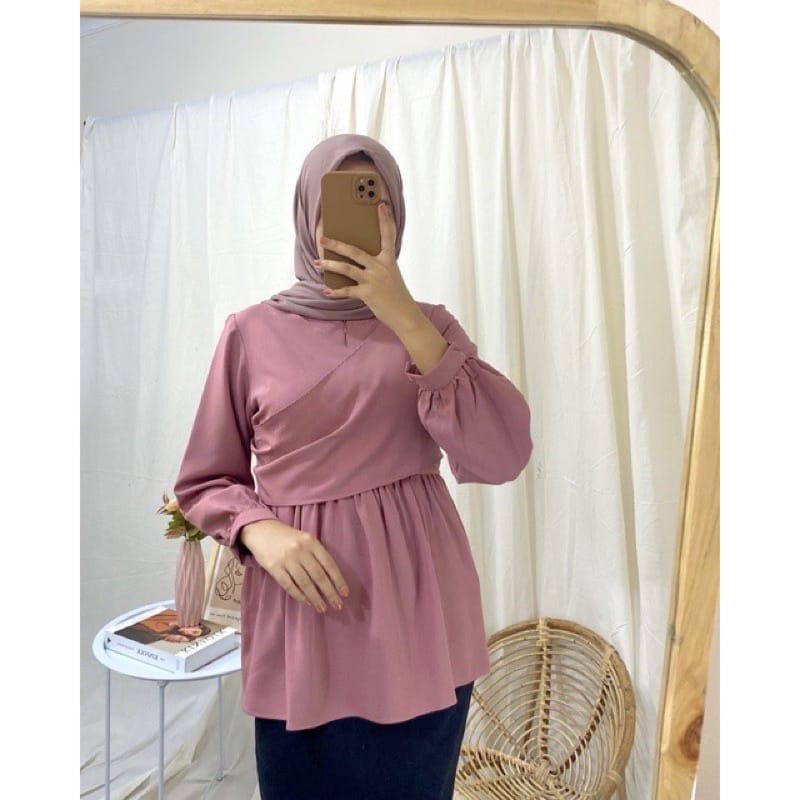 Shelma Blouse Crinkle Airflow Nara Blouse Tali