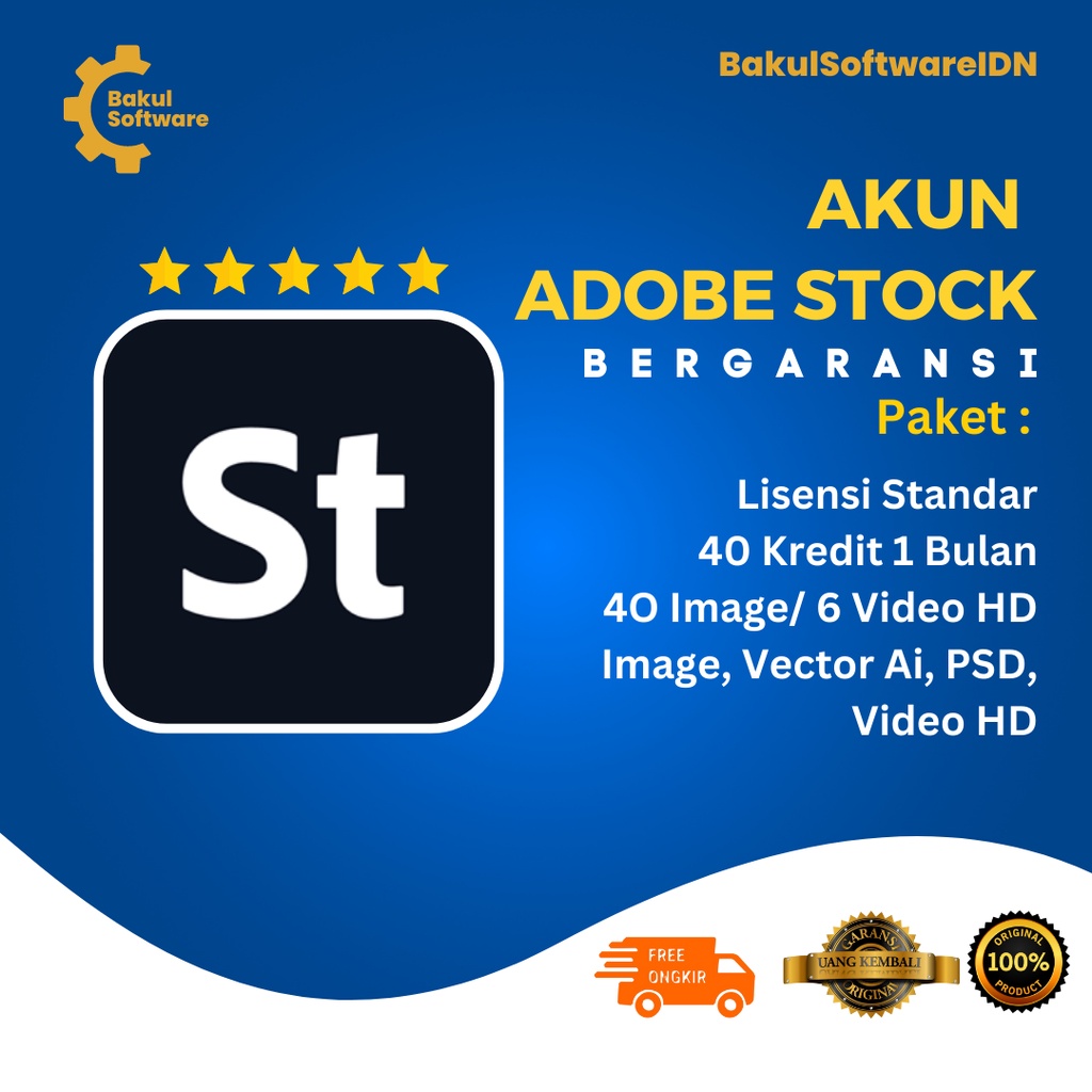 Akun Premium Adobe Stock Premium Bergaransi