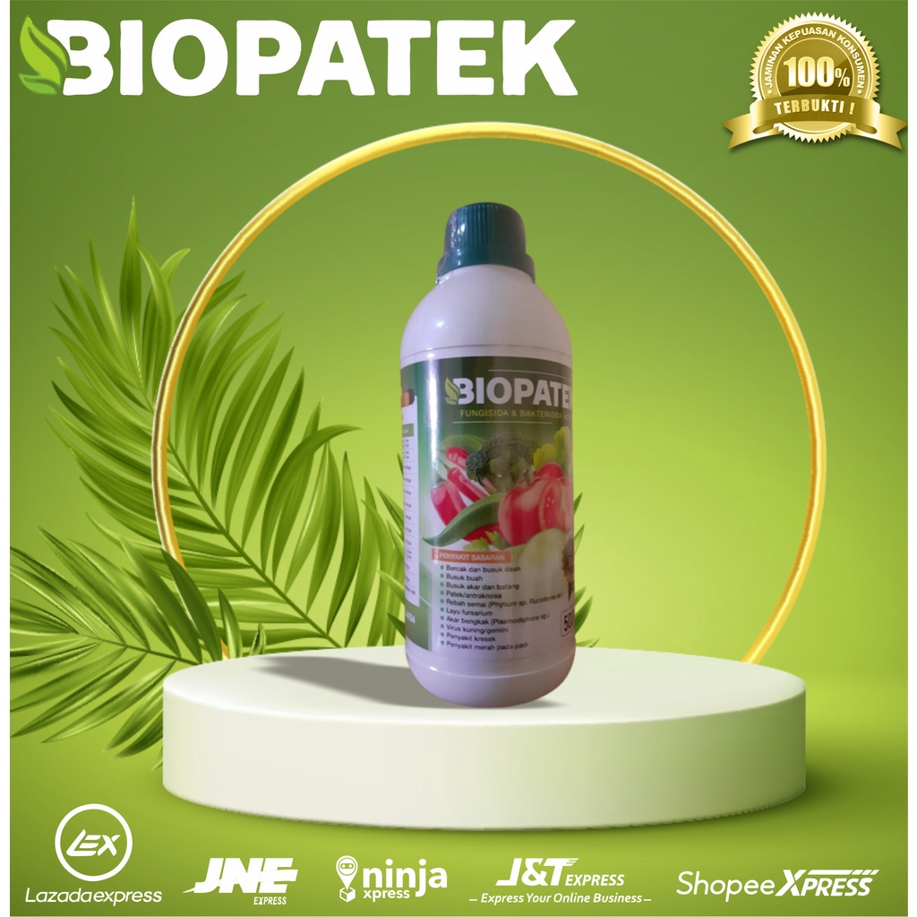 [500 ml] BIOPATEK 500 ml Obat Busuk Buah Cabe / Cabai Paling Manjur, Pupuk Cair Semprot Obat Hama Pe