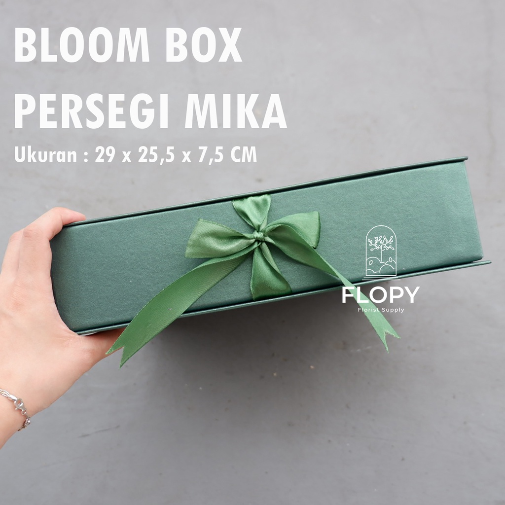 Bloom Box Kotak Jendela Mika / Kotak Uang Money Box Mahar Kado Hadiah Kotak Hampers Kue