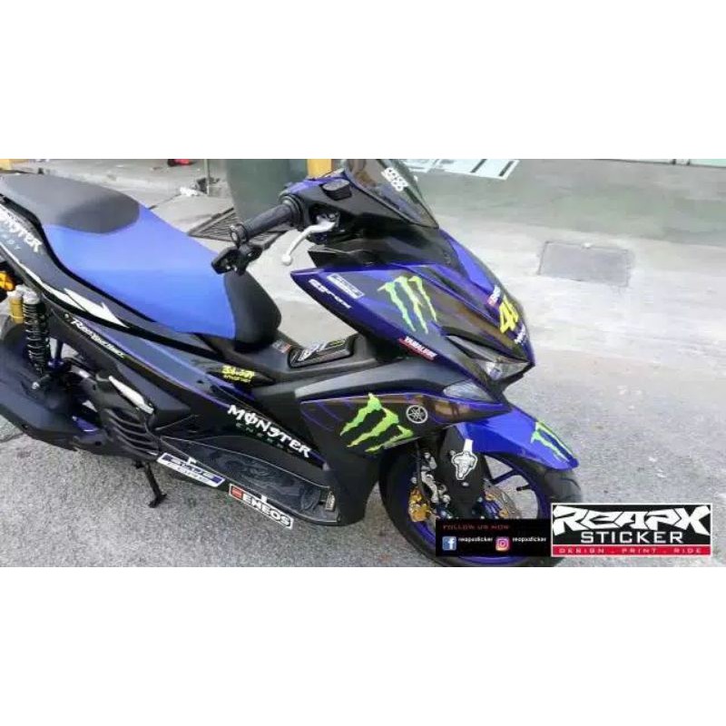 Decal FullBody Yamaha Aerox Monster01