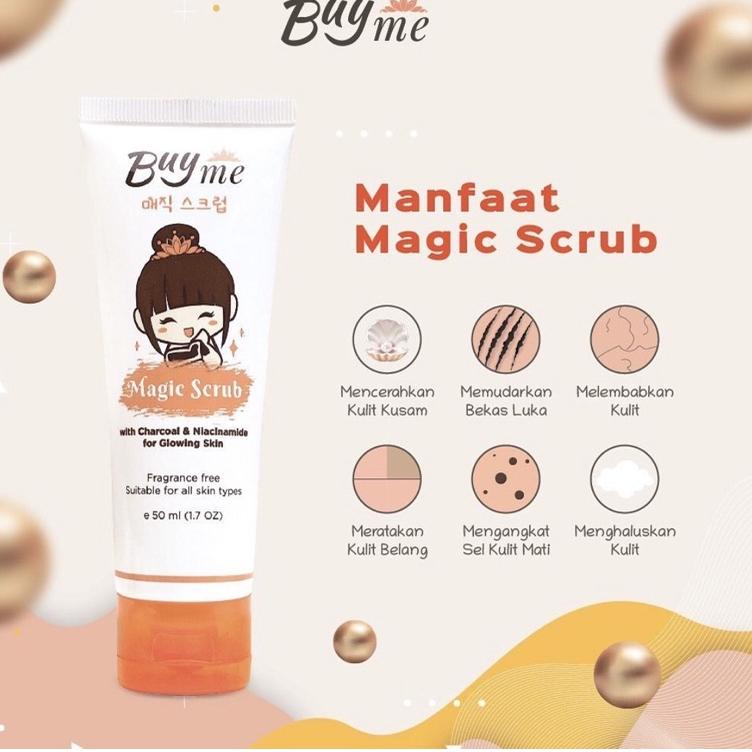 va1a355 [READY] BUYME MAGIC SCRUB BODY WASH SUNSCREEN BODYWASH BY BUY ME MAGICSRCUB Scrub Viral Char