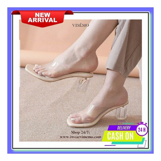 Sepatu Sandal Sendal Wedding Shoes Hak Heels Hils Tapak Tumit Tahu Payet Silver Gold Hitam Hantaran 