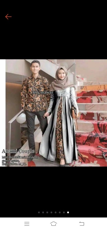 Batik Couple Princes Hayunda Sarwendah Anami Kebaya Modern