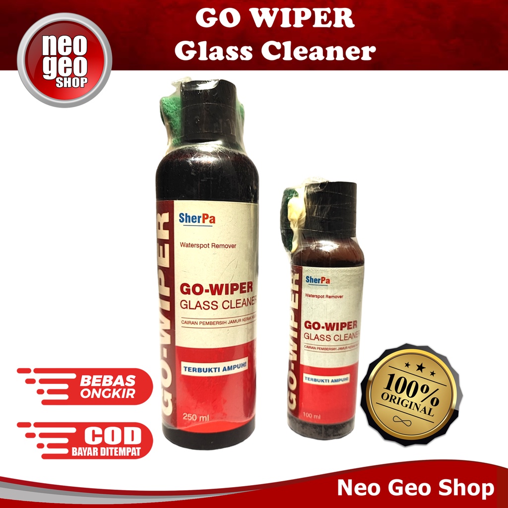 GO WIPER Glass Cleaner Pembersih jamur kerak Kaca Aquarium Aquascape