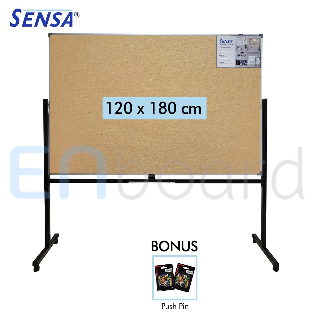 

Oftboard Pin Board Cor Board Papan Gumuman Mading Tanding Polo Ena 120 180 Cm