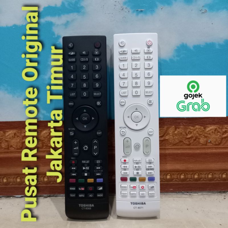 REMOTE REMOT SMART TV TOSHIBA LED CT-8068 ORIGINAL ASLI