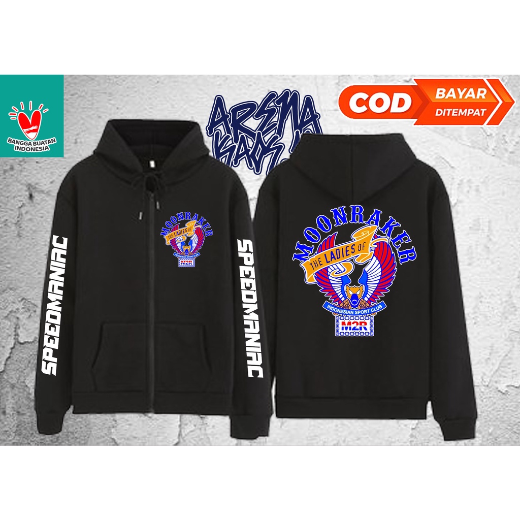 HOODIE JAKET ZIPERHOODIE LADIES MOONRAKER // THE LADIES OF MOONRAKER INDONESIA