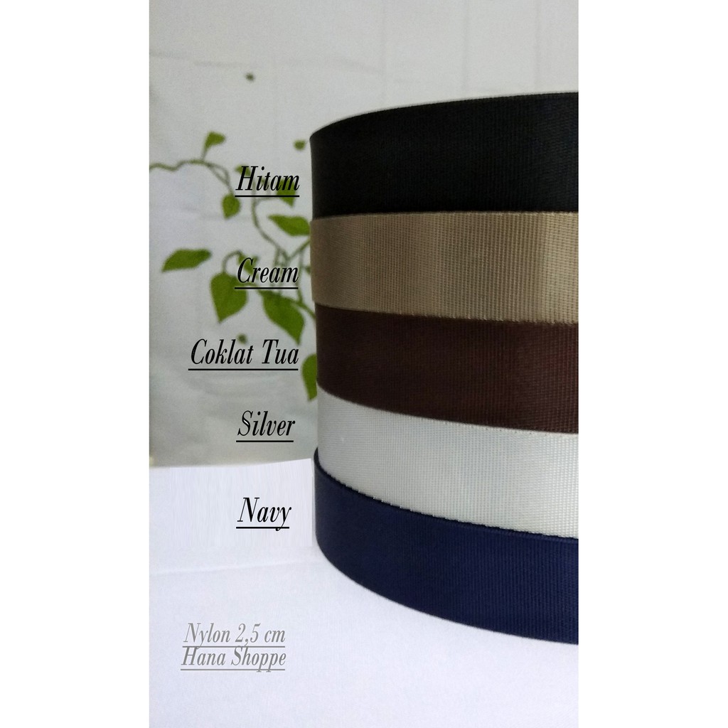 Webbing Nylon 2,5cm