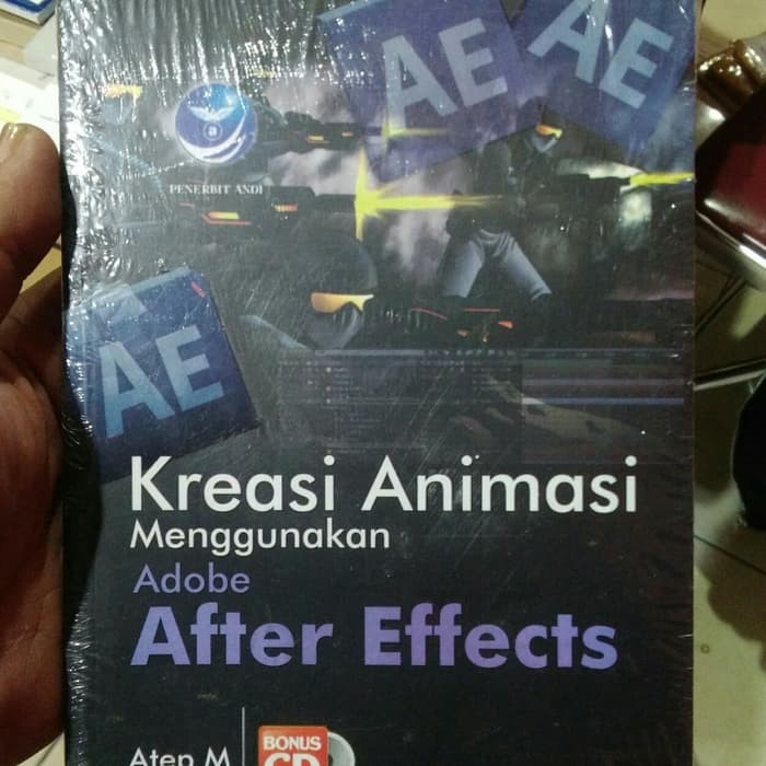 Buku Kreasi Animasi Menggunakan Adobe After Effect Bonus CD Original