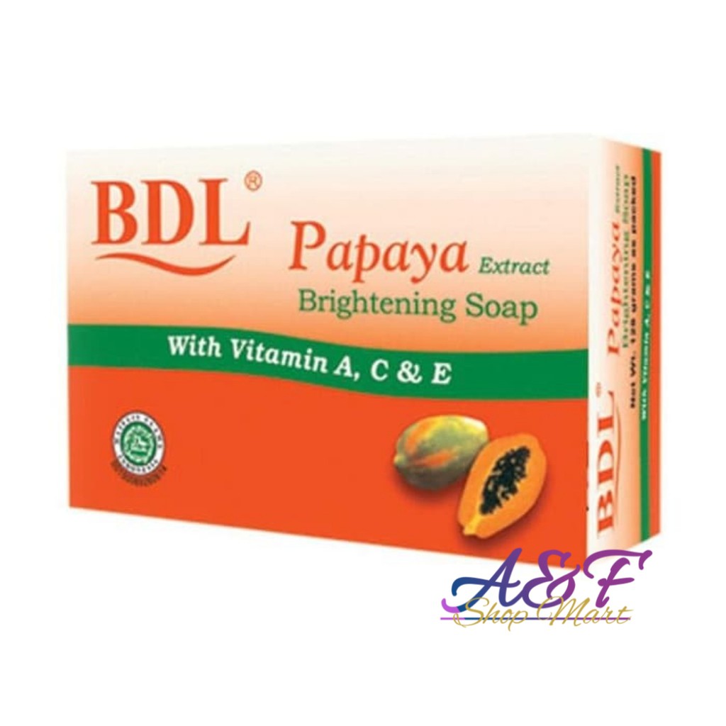 BDL PAPAYA BRIGHTENING SOAP 128gr - Sabun Wajah
