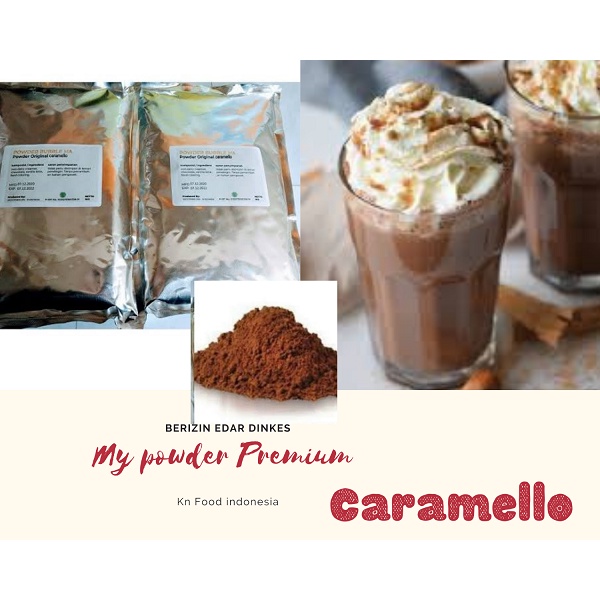 

Powder Bubuk Minuman Premium Rasa Caramello 1KG