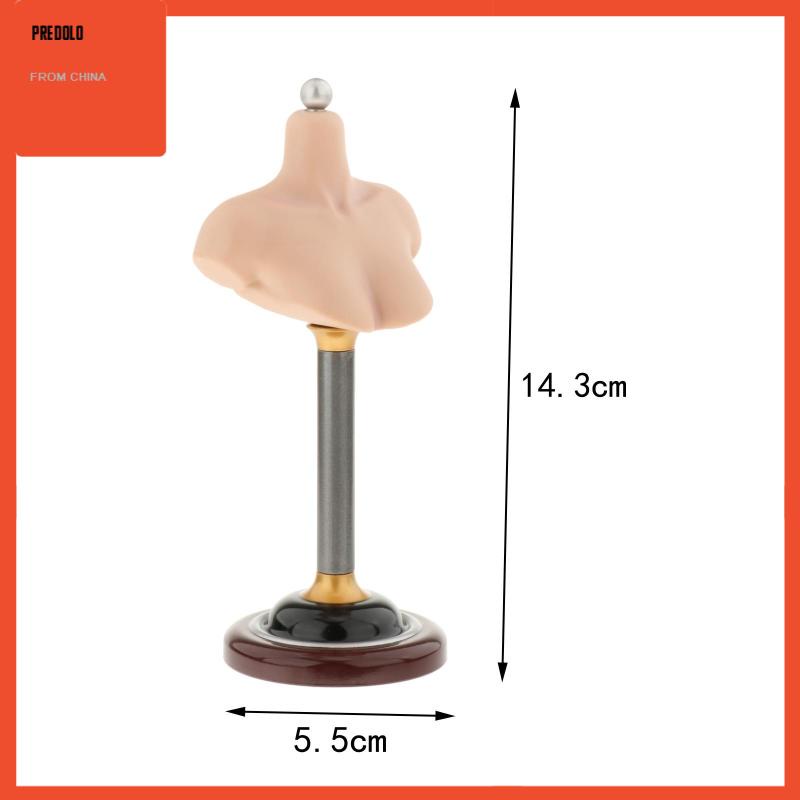 [In Stock] 1/6 Male Female Bust Stand Half Bust Base Stand Platform PVC Model for Wigs