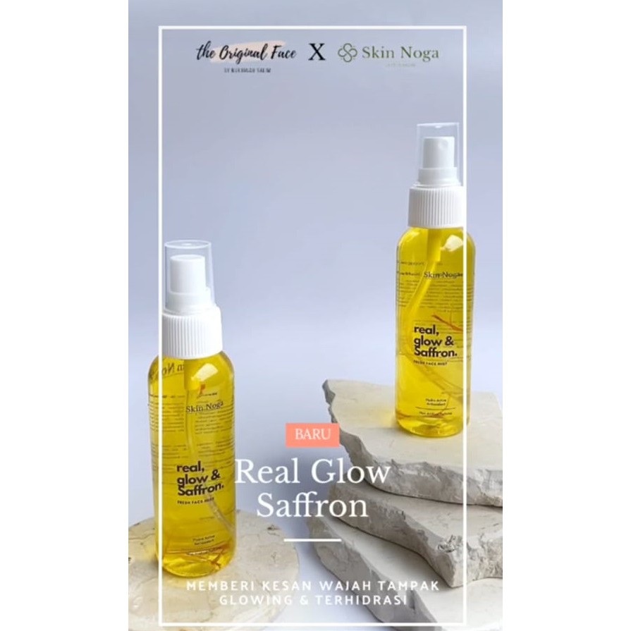 Facemist  GLOW Safron  SKIN NOGA X THE ORIGINAL FACE SAFFRON kulit cantik segar dan terang