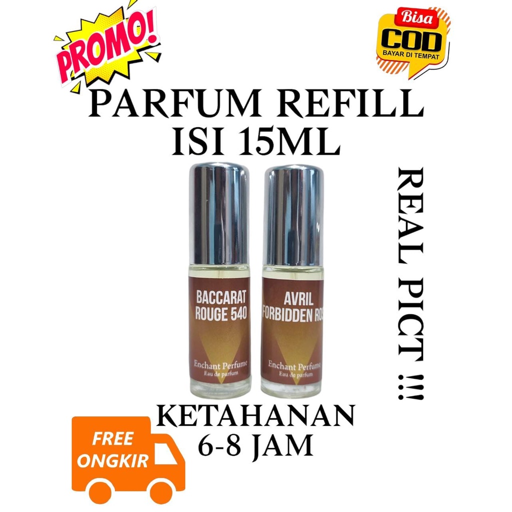 (FX 15ML ) PARFUM ISI ULANG PREMIUM KUALITAS TERBAIK. PARFUM REFILL 15 ML BERBAGAI AROMA.