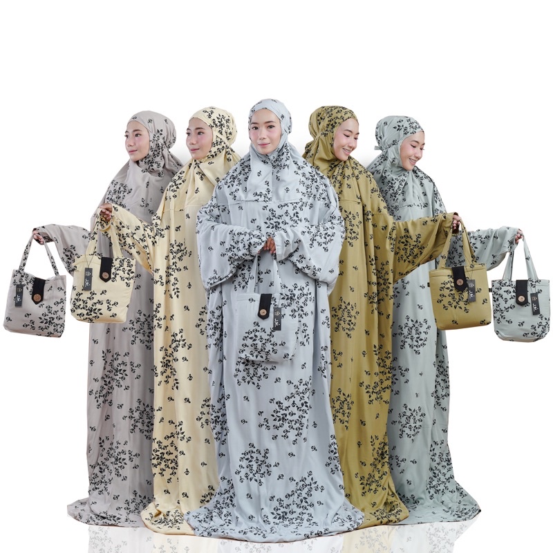 Mukena Terusan Hadramaut Syari Melati