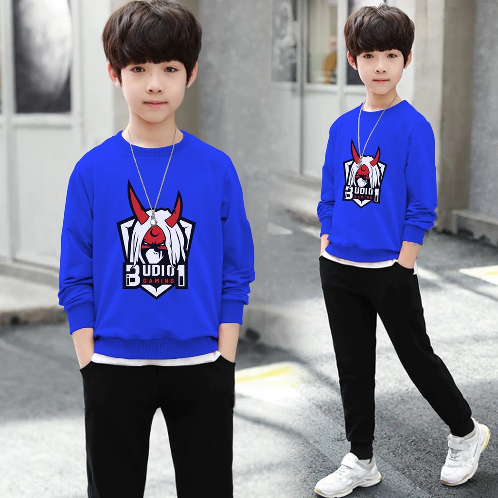 Switer Budio Terbaru / Sweater Anak Laki-laki /  Sweeter Gaming Bahan Babyterry / FLAVA_STORE