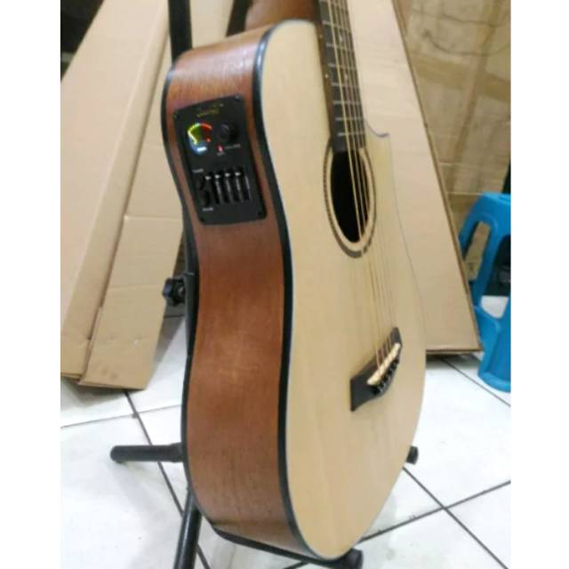 Gitar akustik elektrik digital original Cowboy Jw-120na