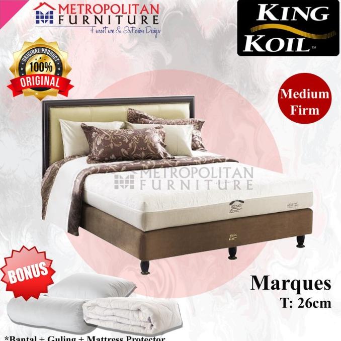 SPRINGBED KING KOIL MARQUES FULL SET KASUR SPRING BED KINGKOIL PROMO DG61464EZ