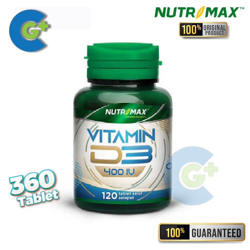 Nutrimax Vitamin D3 400 IU (360)