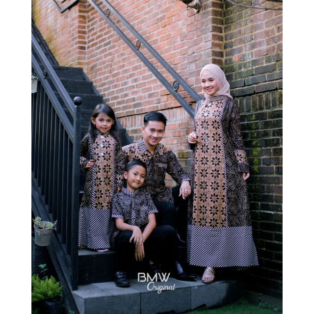 Batik Sarimbitan• Familly Set Harika Couple Batik Keluarga • Batik couple Muslim •batik berkualitas