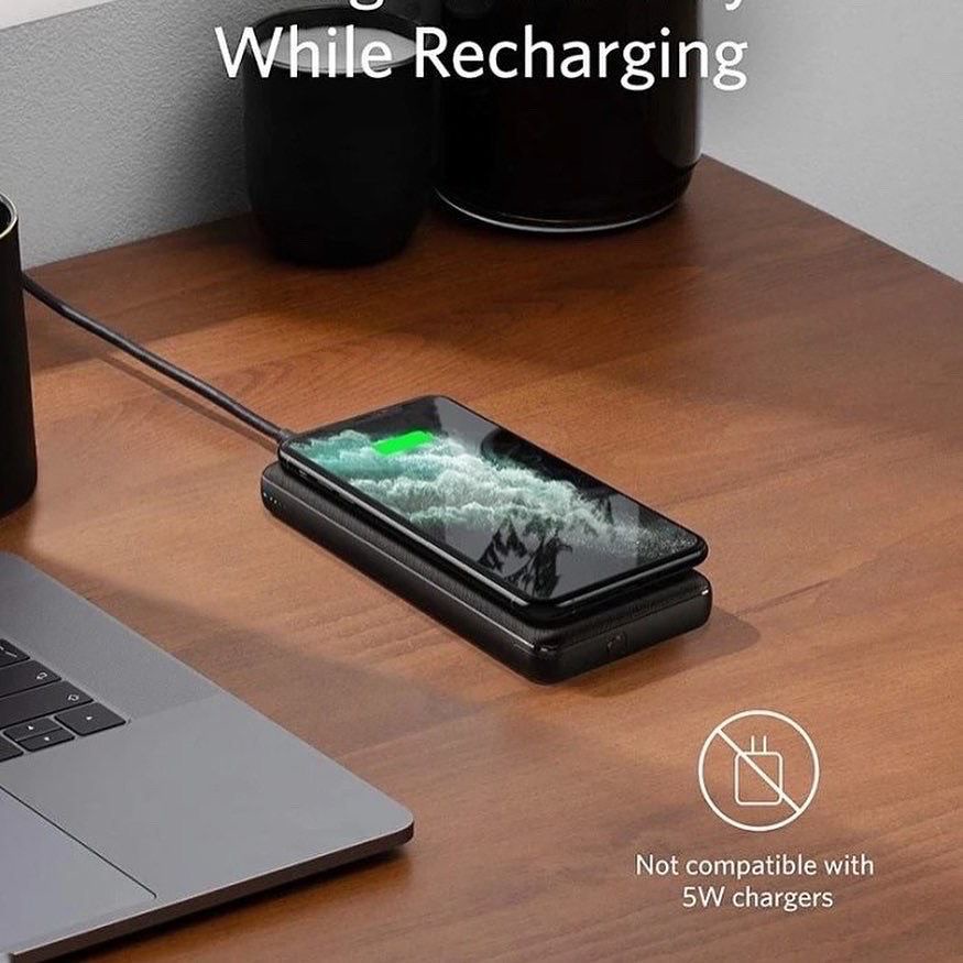 Anker Powerbank PowerCore III USB PD 18W - Wireless Charging 10W SKU : A1617 Garansi 18 bulan