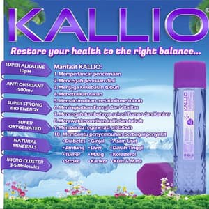 

Kallio Water 650 ml mengatasi gangguan kesehatan dan kecantikan