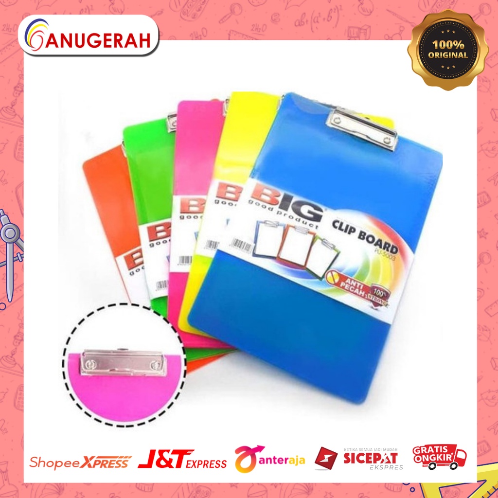 

BIG 5003 CLIPBOARD / PAPAN UJIAN MIKA BUTEK