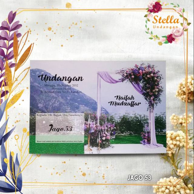 Blangko Undangan Jago 53