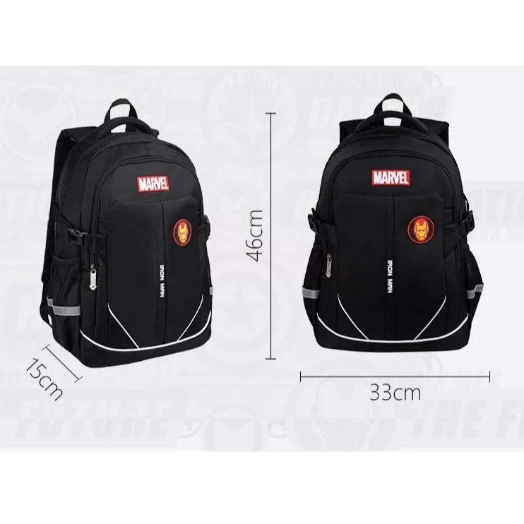 Tas ransel anak motif MARVEL IRON MAN - CAPTAIN AMERCA - SPIDERMAN - Tas sekolah anak SD SMP - Tas ransel anak laki-laki - Tas ransel anak terbaru kekinian - Tas anak sekolah TRENDY -Tas ransel anak laki-laki terlaris