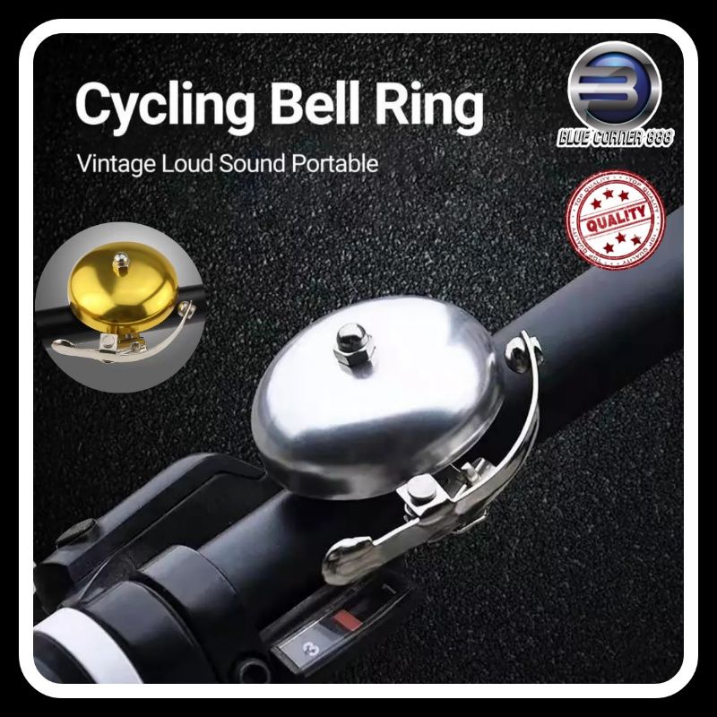 Bell Klakson Sepeda Ontel Retro Klasik Gold Metal