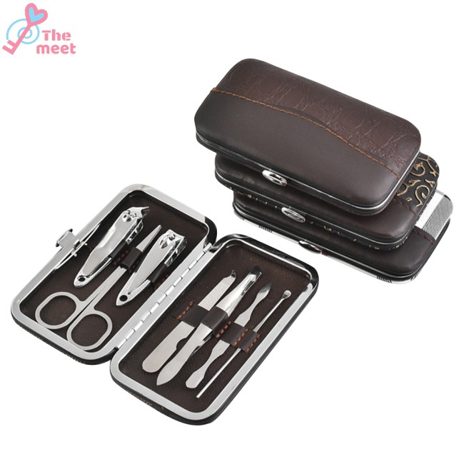 dcn gunting kuku 7 in 1 set komplit set gunting kuku bahan stainless steel untuk manicure