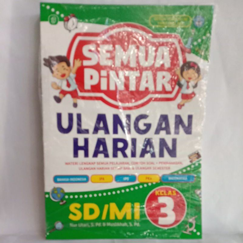 

Buku SEMUA PINTAR ULANGAN HARIAN SD KELAS 3