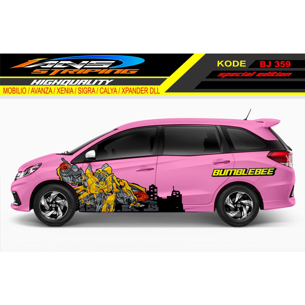 STIKER MOBIL MOBILIO / STICKER MOBILIO / DECAL STICKER MOBILIO / STIKER MOBIL TRANSFORMER