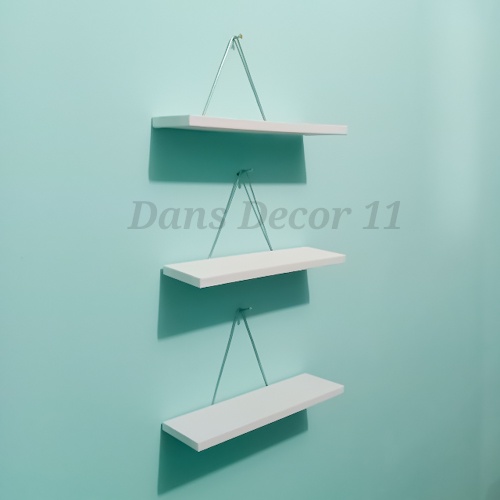 Rak Dinding Kayu Ambalan Shelf Organizer Minimalis Hiasan Kamar Buku Dekorasi Rumah Melayang TempeL