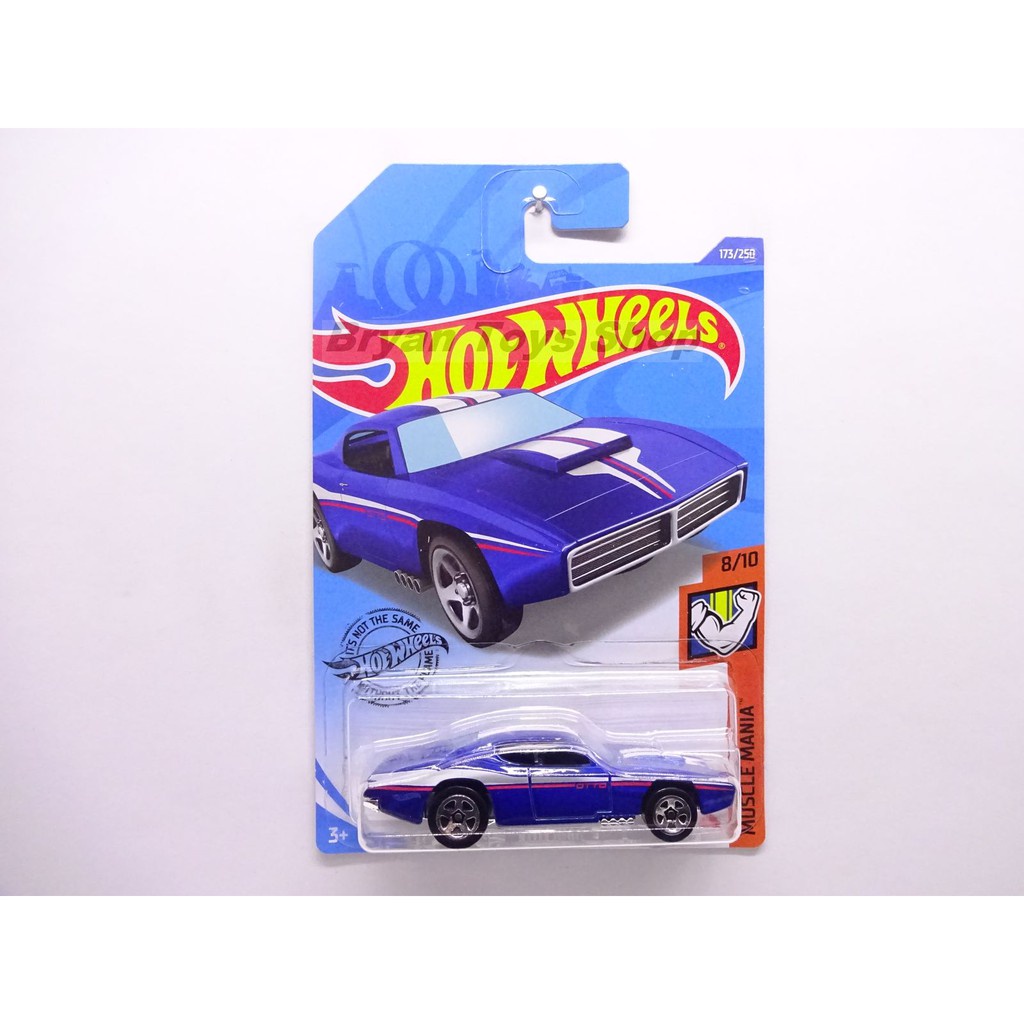 Hot Wheels Custom Otto Biru Strip Putih