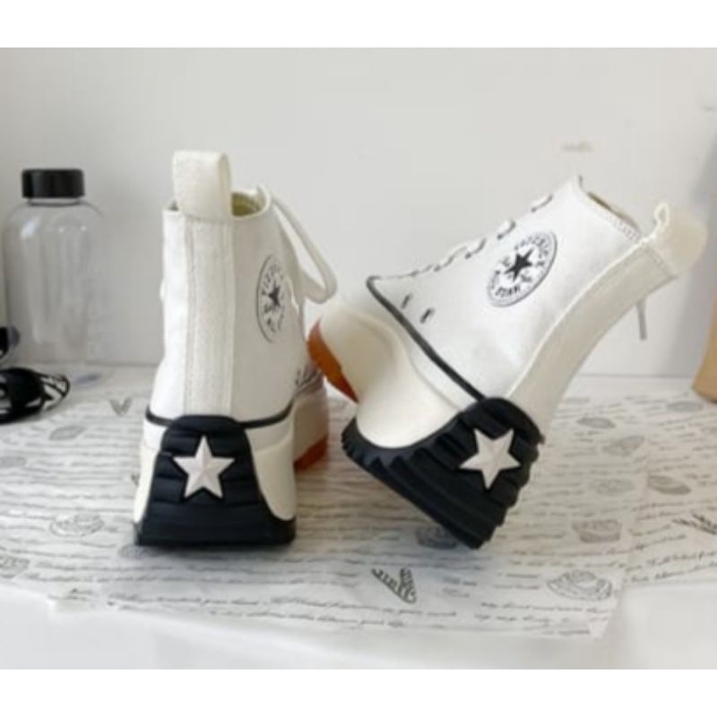 [COD!] Sneaker Dewasa wanita Import MONTANA Sol Tinggi | Sepatu Dupe Conv*rse x JW | Sepatu Import Murah | Sepatu Fashion Korea | Sepatu Hits | Sepatu trend | Sepatu Tinggi