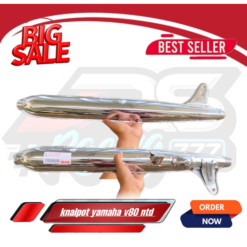 Knalpot kenalpot yamaha v 80 super deluxe knalpot yamaha v80 VDX ntd