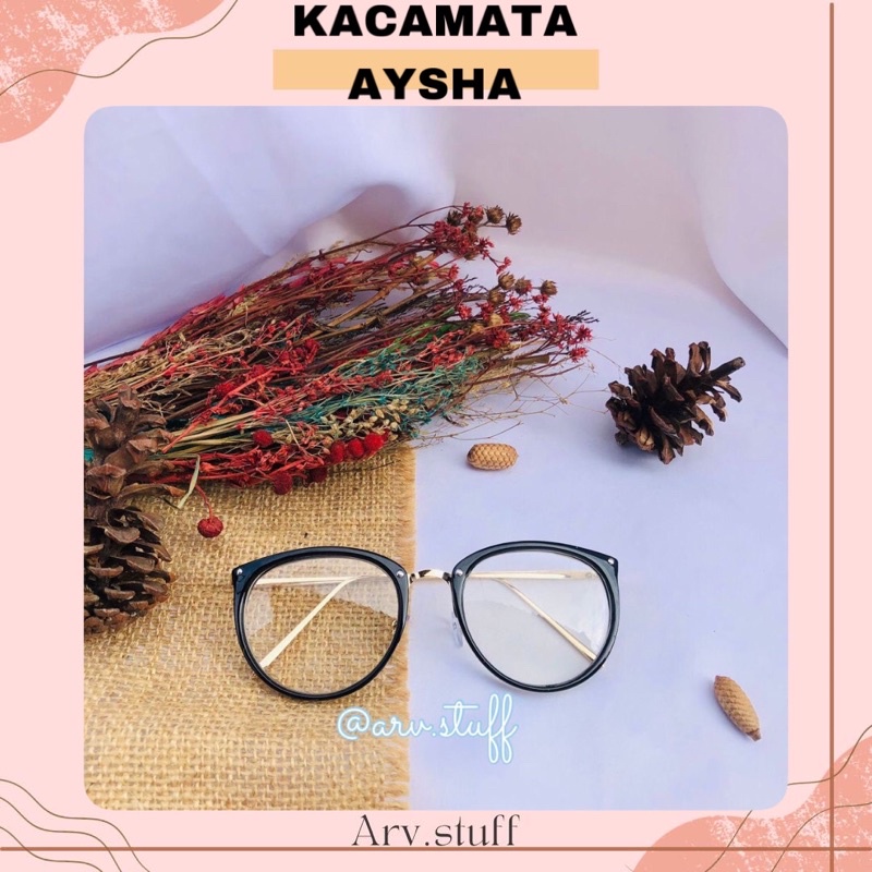 KACAMATA AYSHA/ Sunglasses Model Korea, Kacamata Hitam Murah, dan Kekinian