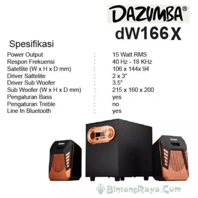 SPEAKER DAZUMBA BLUETOOTH DW166X