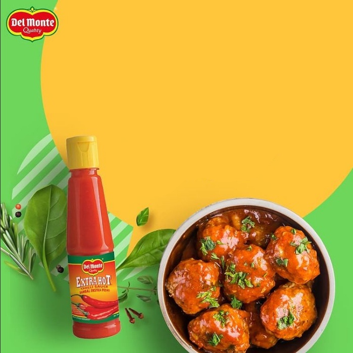 Delmonte Extra HOT PET 265 ML - Saus Sambal Pedas