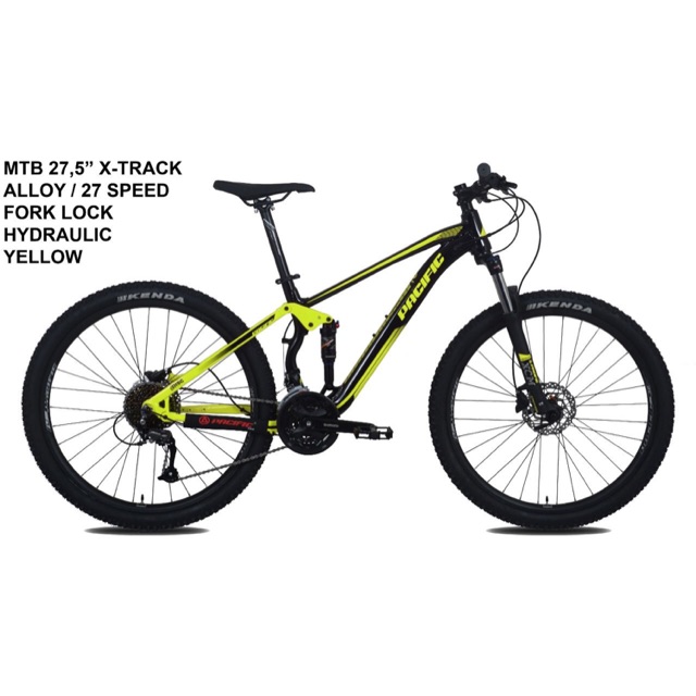 BICYCLE/SEPEDA 27.5 MTB ALLOY X-TRACK (27.5 inch) HYDRAULIC PACIFIC
