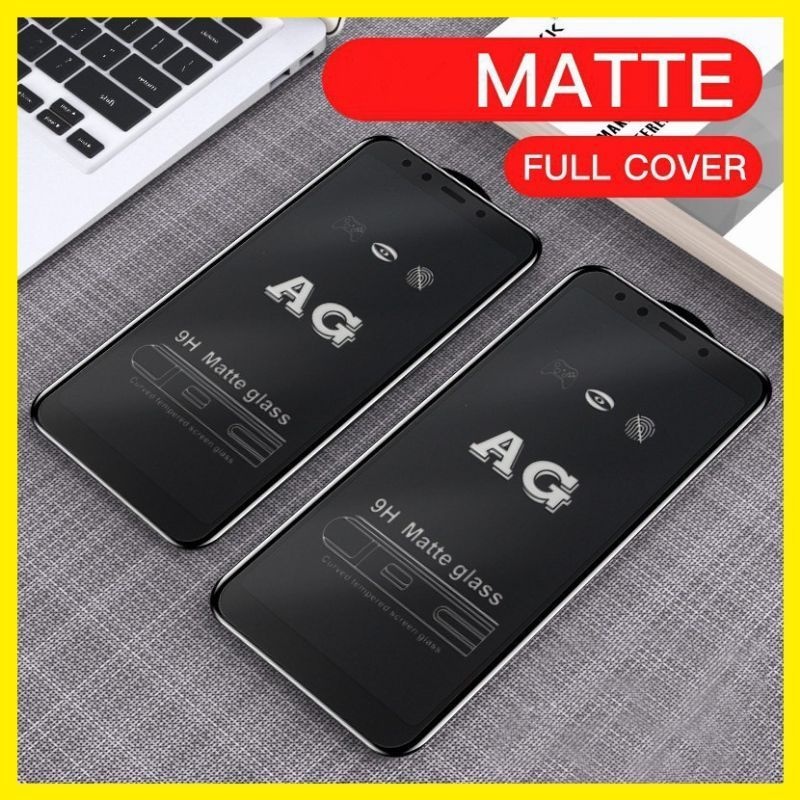 Tempered Glass Full Anti Glare Oppo A15 Tg Matte Glass AG