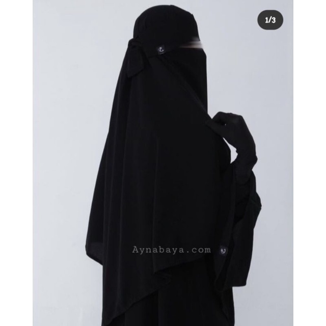 [Preloved] Fatima French Khimar by Ayn Abaya