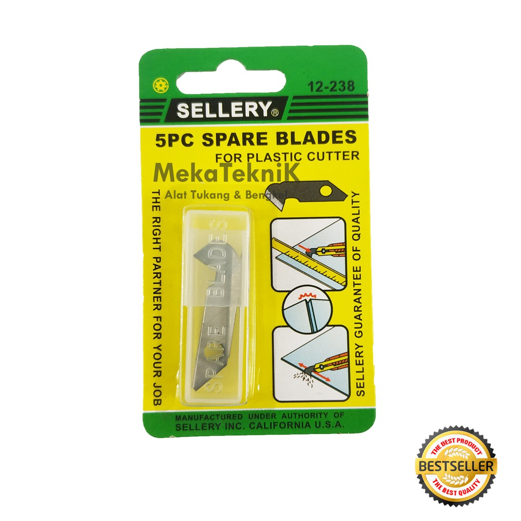 

MATA PISAU CUTTER AKRILIK SET 5 PCS SELLERY / MATA ANAK CUTTER REFILL ACRYLIC HPL HVL
