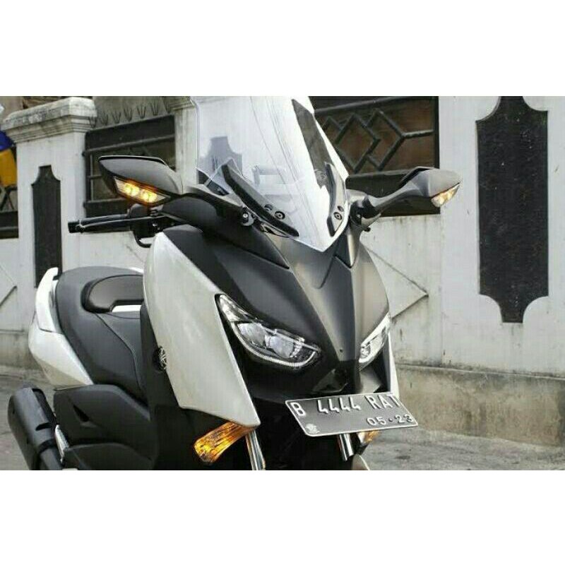 Kaca Spion Standar Beat Lampu Sein +Plus Soket Universal Motor Honda Yamaha Beat Genio Vario Scoopy Mio Fino Xeon Dll