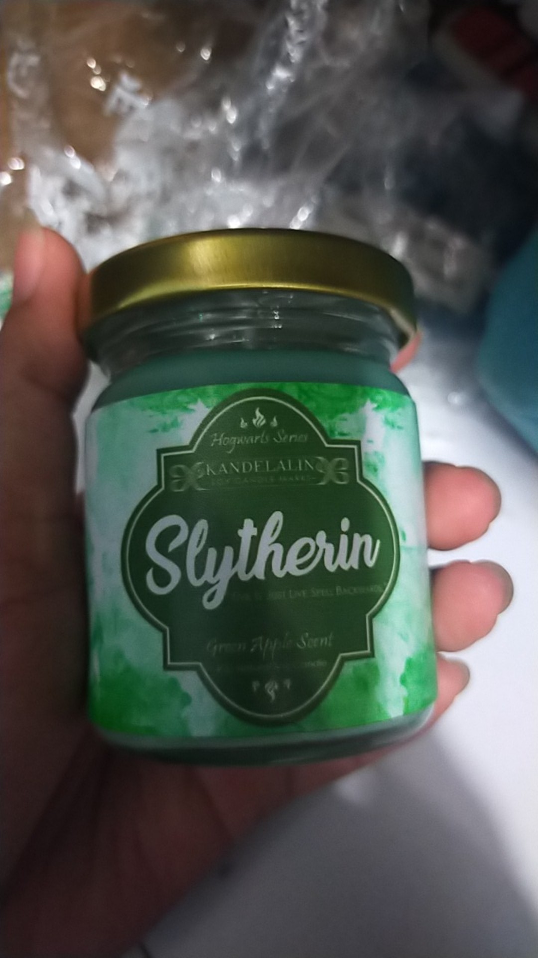 Slytherin 4oz Soy Lilin Aromaterapi / 100%soy Wax