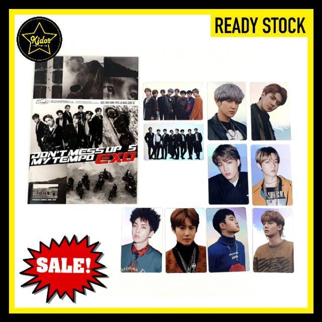 [READY] EXO DON'T MESS UP MY TEMPO / DMUMT STICKER PHOTOCARD HOLOGRAM