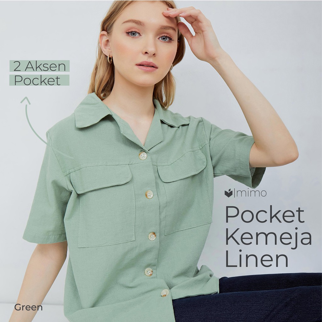 Pocket Kemeja Linen